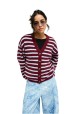 Roxy Deep Ocean Stripe Knit Jacket Roxy Deep Ocean Stripe Knit Jacket