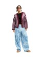 Roxy Deep Ocean Stripe Knit Jacket Roxy Deep Ocean Stripe Knit Jacket
