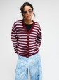 Casaco de Malha Roxy Deep Ocean Stripe