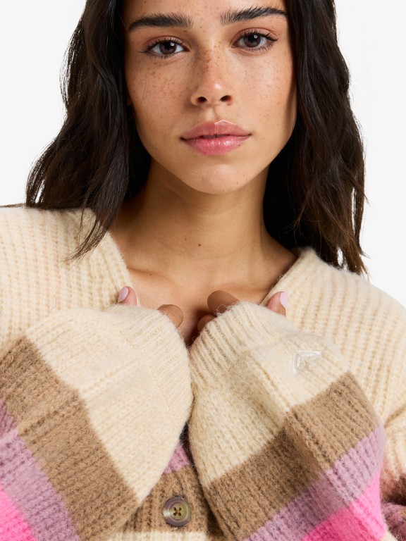 Roxy Marble Tiles Stripe Knit Jacket